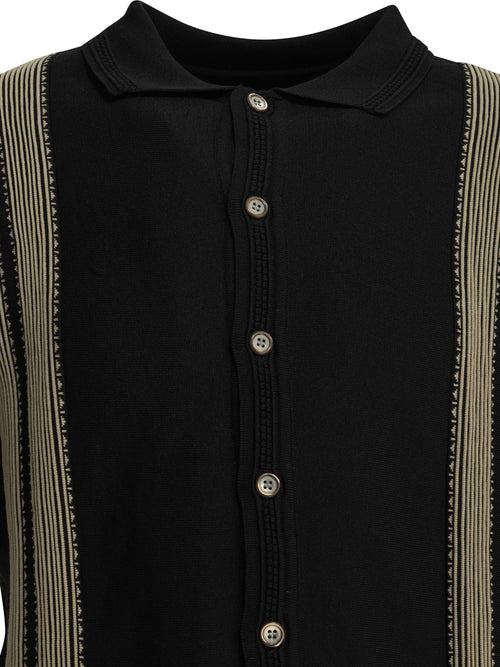 Kapital "Tennessee Aloha" Polo Shirt - Black