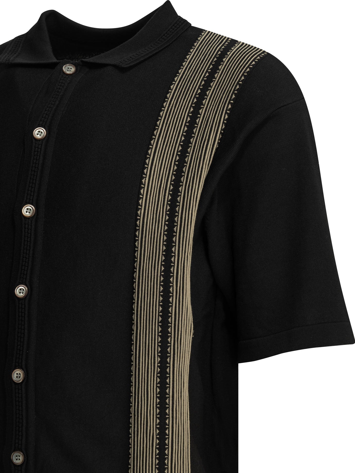 Kapital "Tennessee Aloha" Polo Shirt - Black