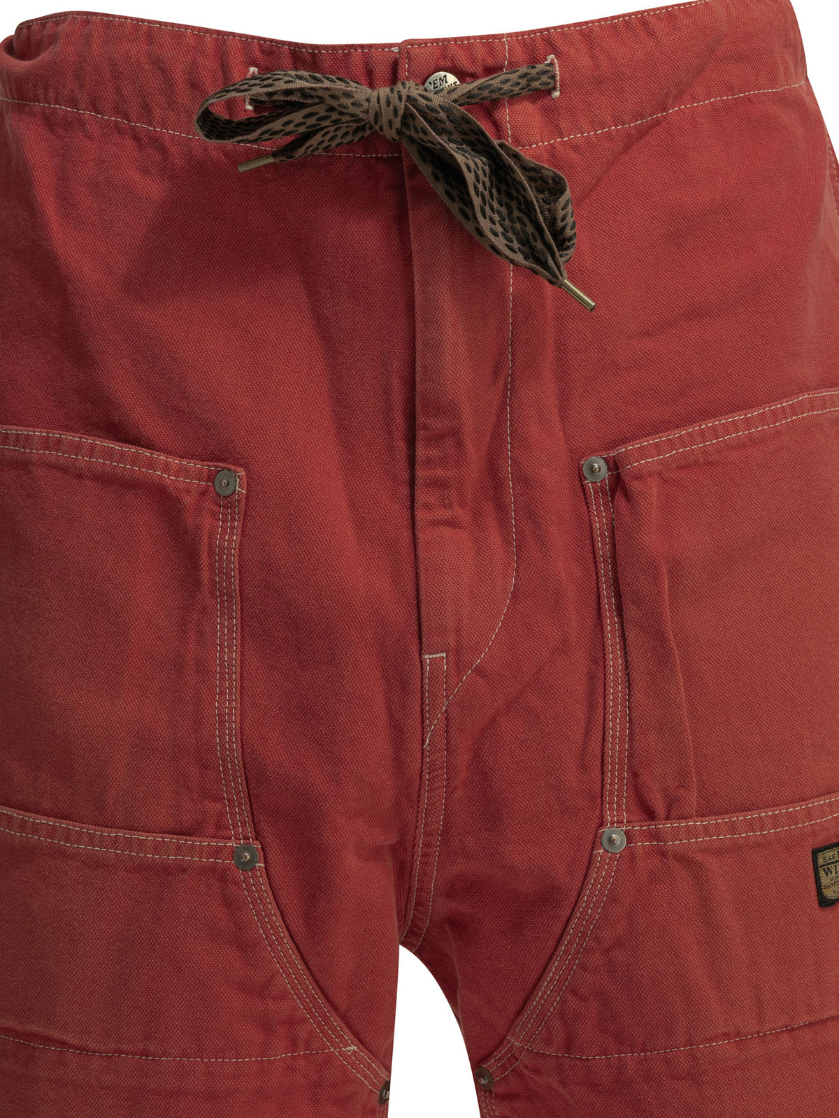Kapital "California" Utility Shorts - Red