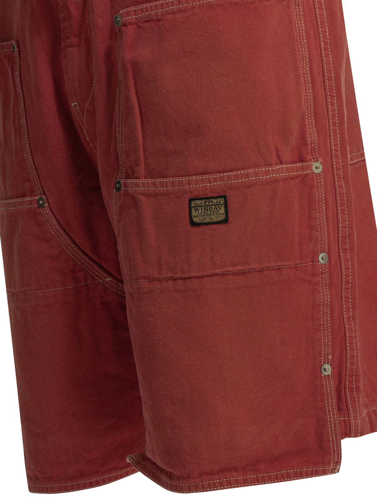 Kapital "California" Utility Shorts - Red