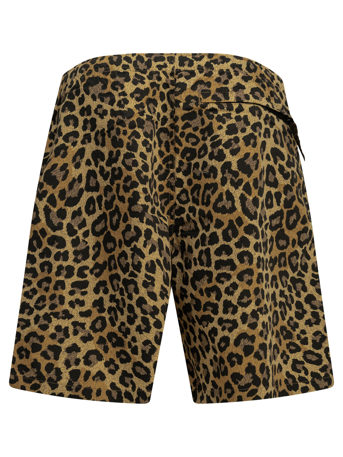 Kapital "Burberry Leopard" Shorts with Laces - Beige