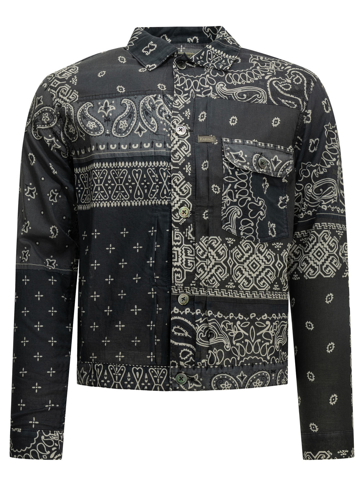 Kapital "Bandana Patchwork" Lightweight Jacket - Black