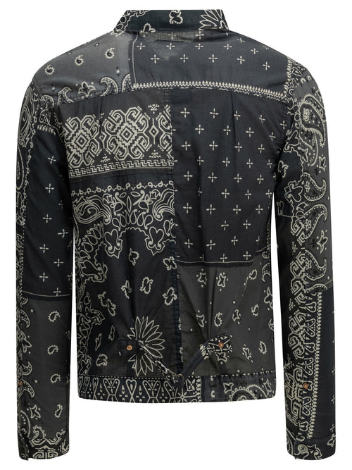 Kapital "Bandana Patchwork" Lightweight Jacket - Black