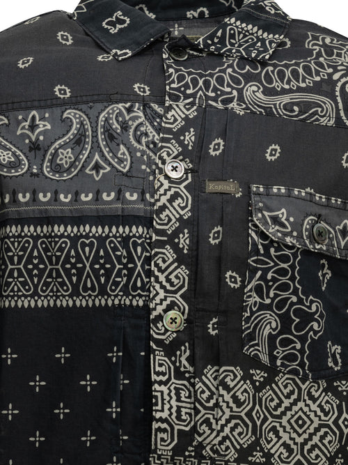 Kapital "Bandana Patchwork" Lightweight Jacket - Black