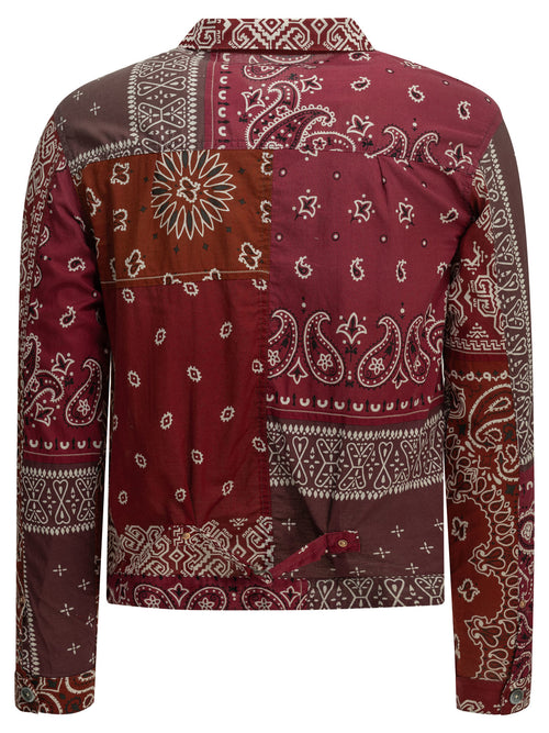 Kapital "Bandana Patchwork" Lightweight Jacket - Red
