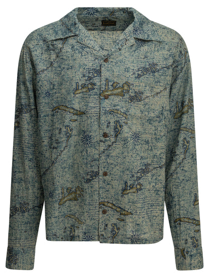 Kapital "Key West" Casual Shirt - Blue