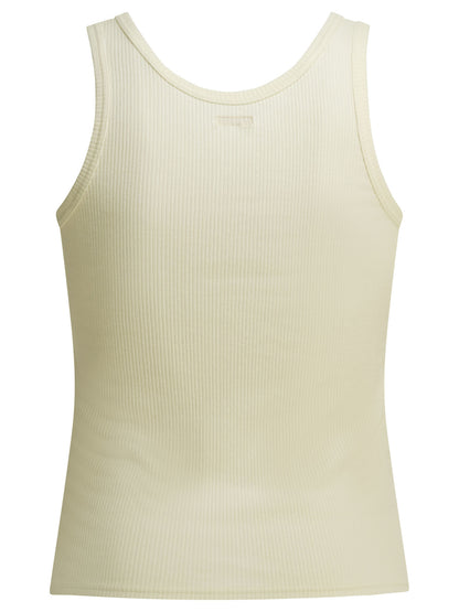 Kapital "Denim Repair" Tank Top - White