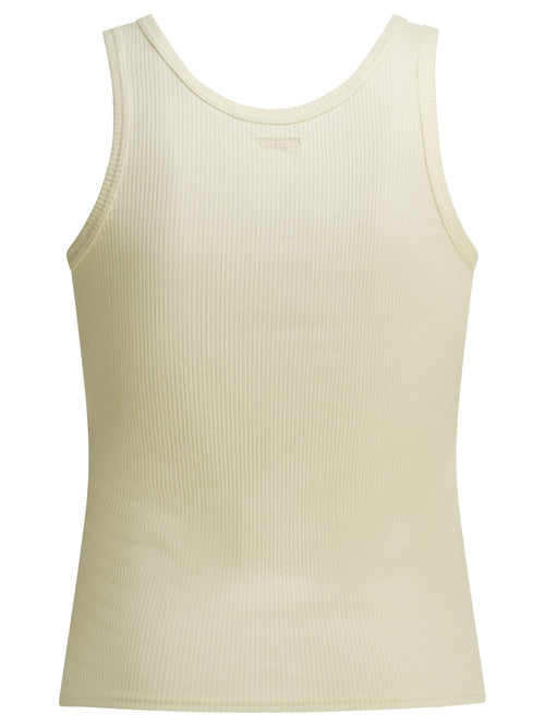 Kapital "Denim Repair" Tank Top - White