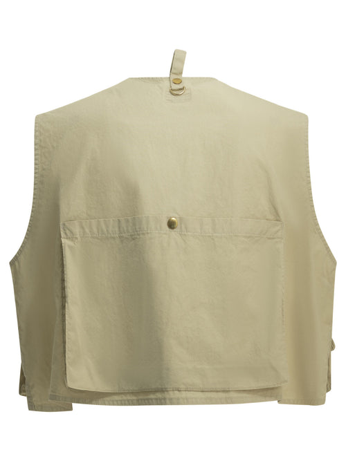 Kapital "Fishing Vest" Sleeveless Jacket - Beige