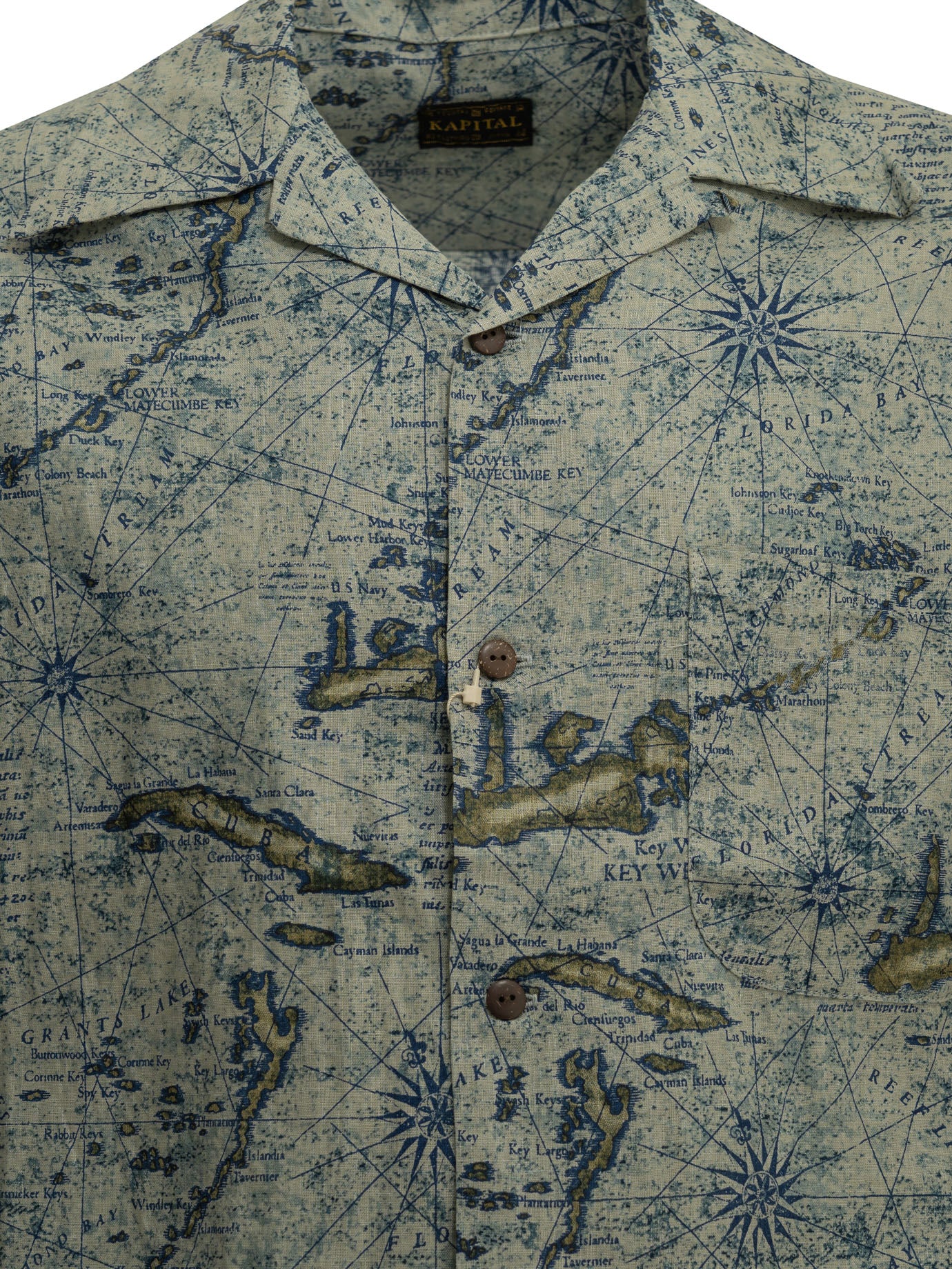 Kapital "Key West" Casual Shirt - Blue