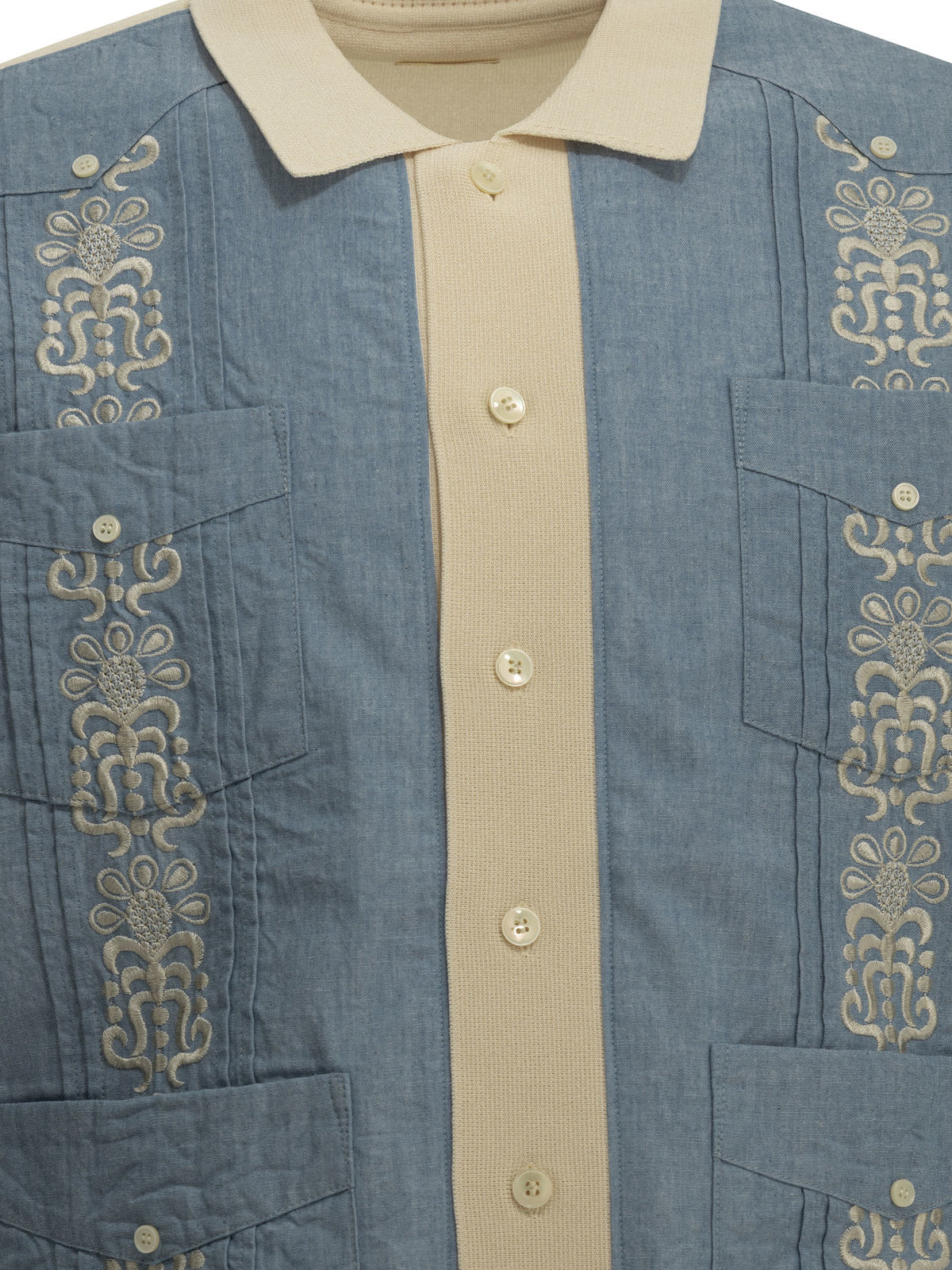 Kapital "Cuba" Casual Shirt - Light Blue
