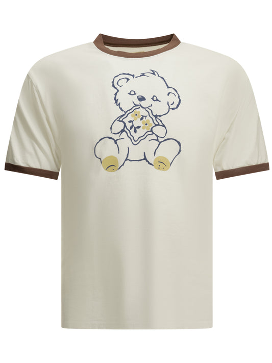Kapital "Peckish Little Bear" Crew-Neck T-Shirt - White