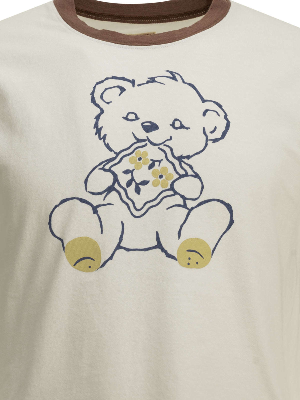 Kapital "Peckish Little Bear" Crew-Neck T-Shirt - White