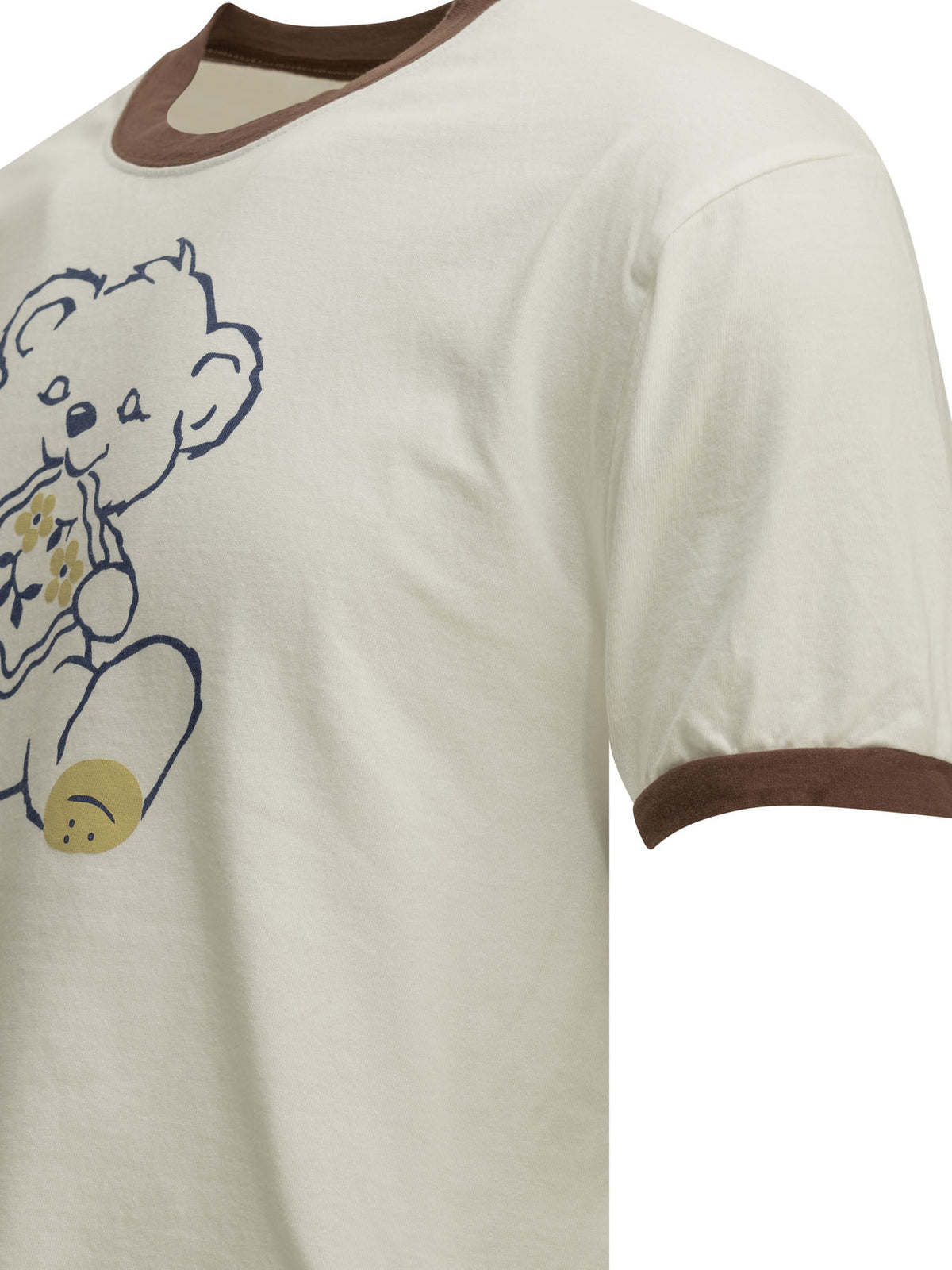 Kapital "Peckish Little Bear" Crew-Neck T-Shirt - White