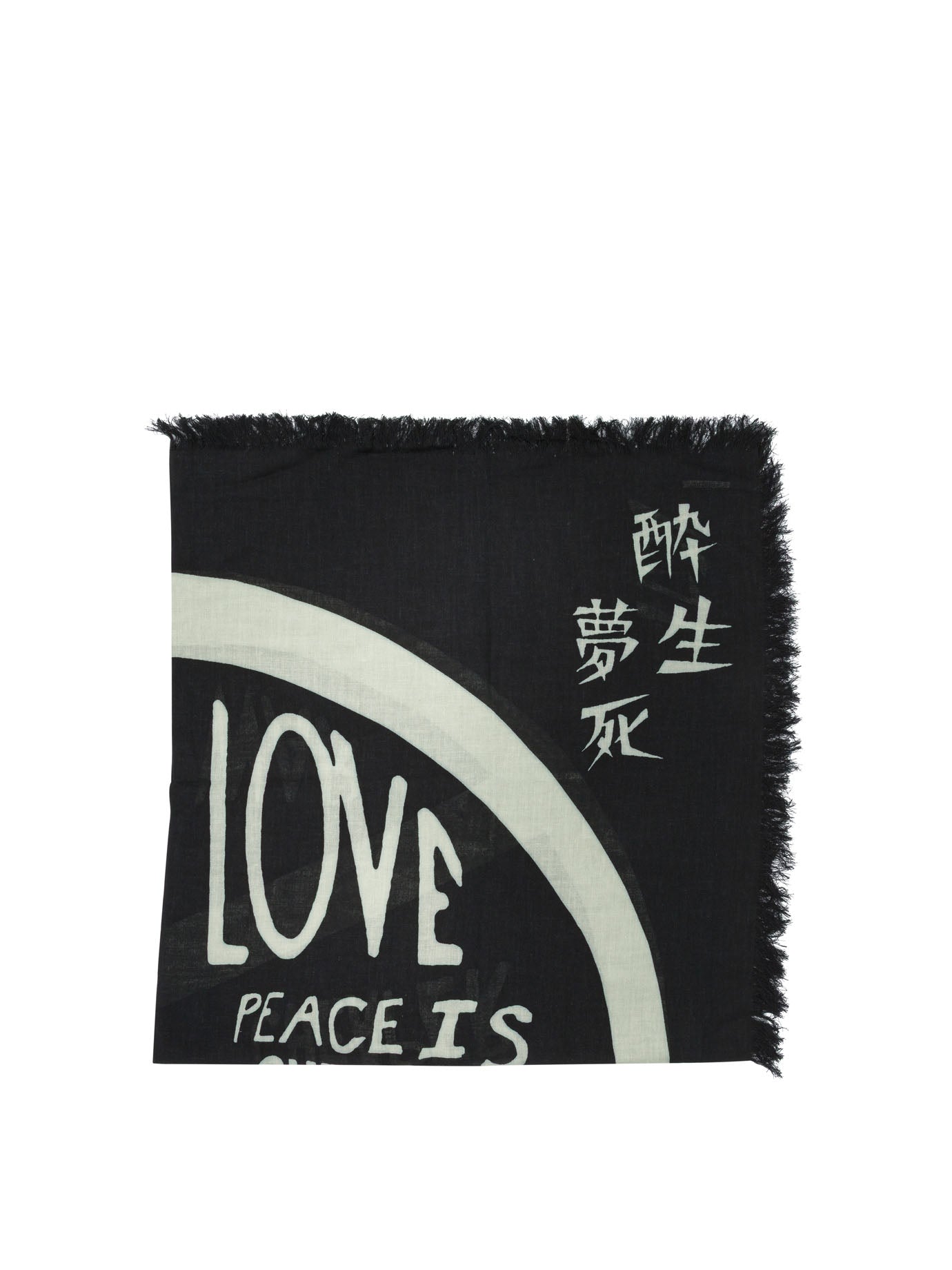 Kapital "Giant Peace" Scarf - Black