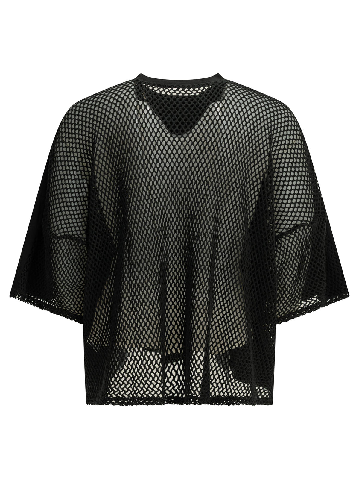 Kapital "Huge T Denim Repair" Crew Neck T-Shirt - Black