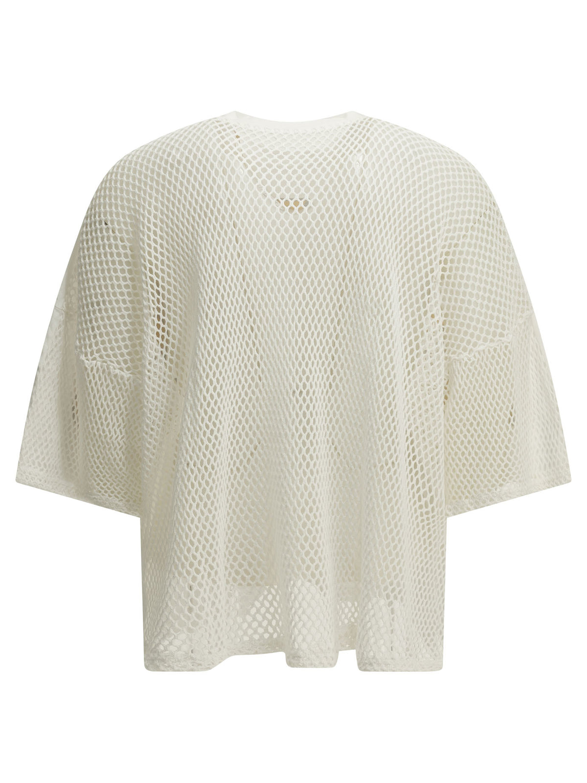Kapital "Huge T Denim Repair" Crew Neck T-Shirt - White