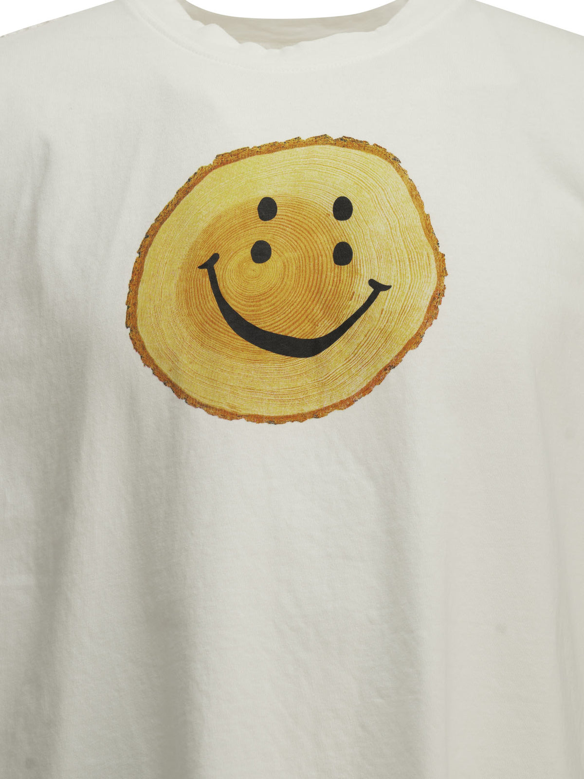 Kapital "Tree Trunk Rainbow" Crew-Neck T-Shirt - White