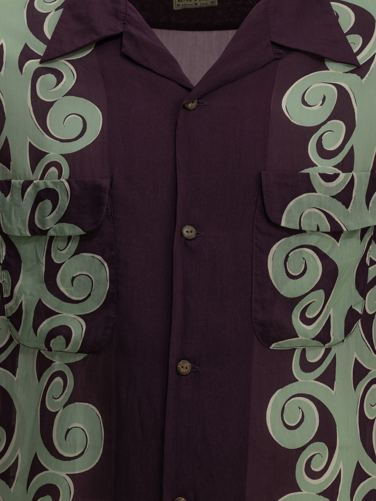 Kapital "Kona Tree" Casual Shirt - Burgundy