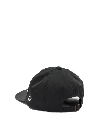 Kapital "Chino Peckish Peace" Baseball Cap - Black