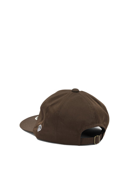 Kapital "Chino Peckish Peace" Baseball Cap - Brown