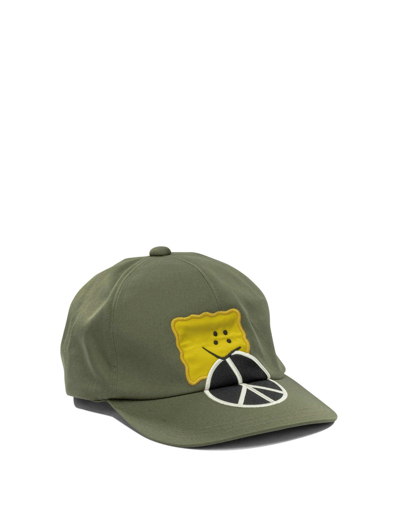 Kapital "Chino Peckish Peace" Baseball Cap - Green