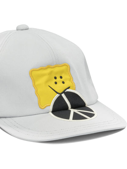 Kapital "Chino Peckish Peace" Baseball Cap - Grey