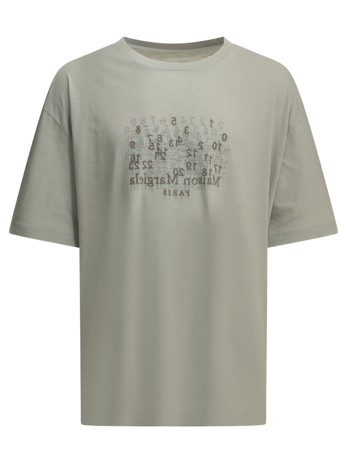 Maison Margiela "Numeric" Crew-Neck T-Shirt - Grey