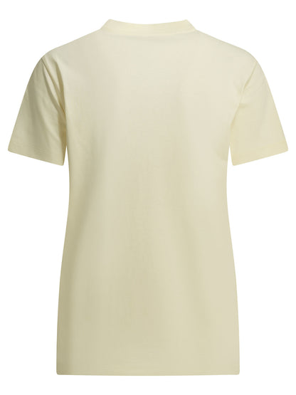 Moncler Crew-neck T-shirt with logo - White