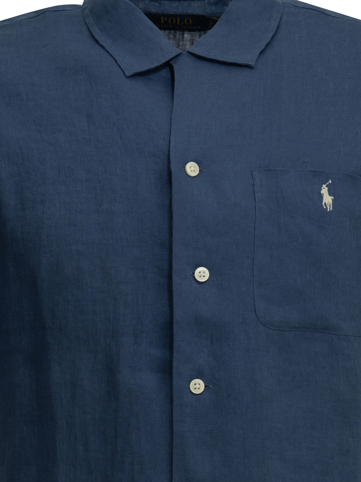 Polo Ralph Lauren Classic-fit casual shirt with logo - Blue