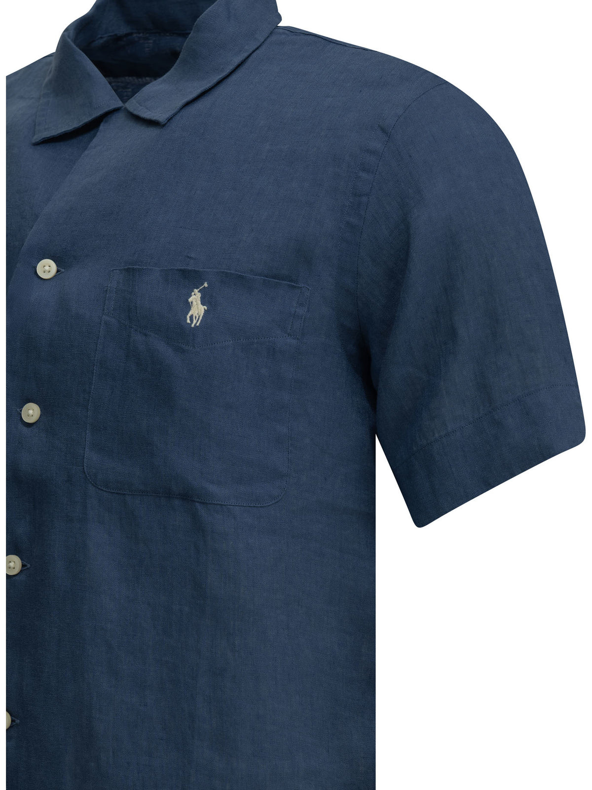 Polo Ralph Lauren Classic-fit casual shirt with logo - Blue