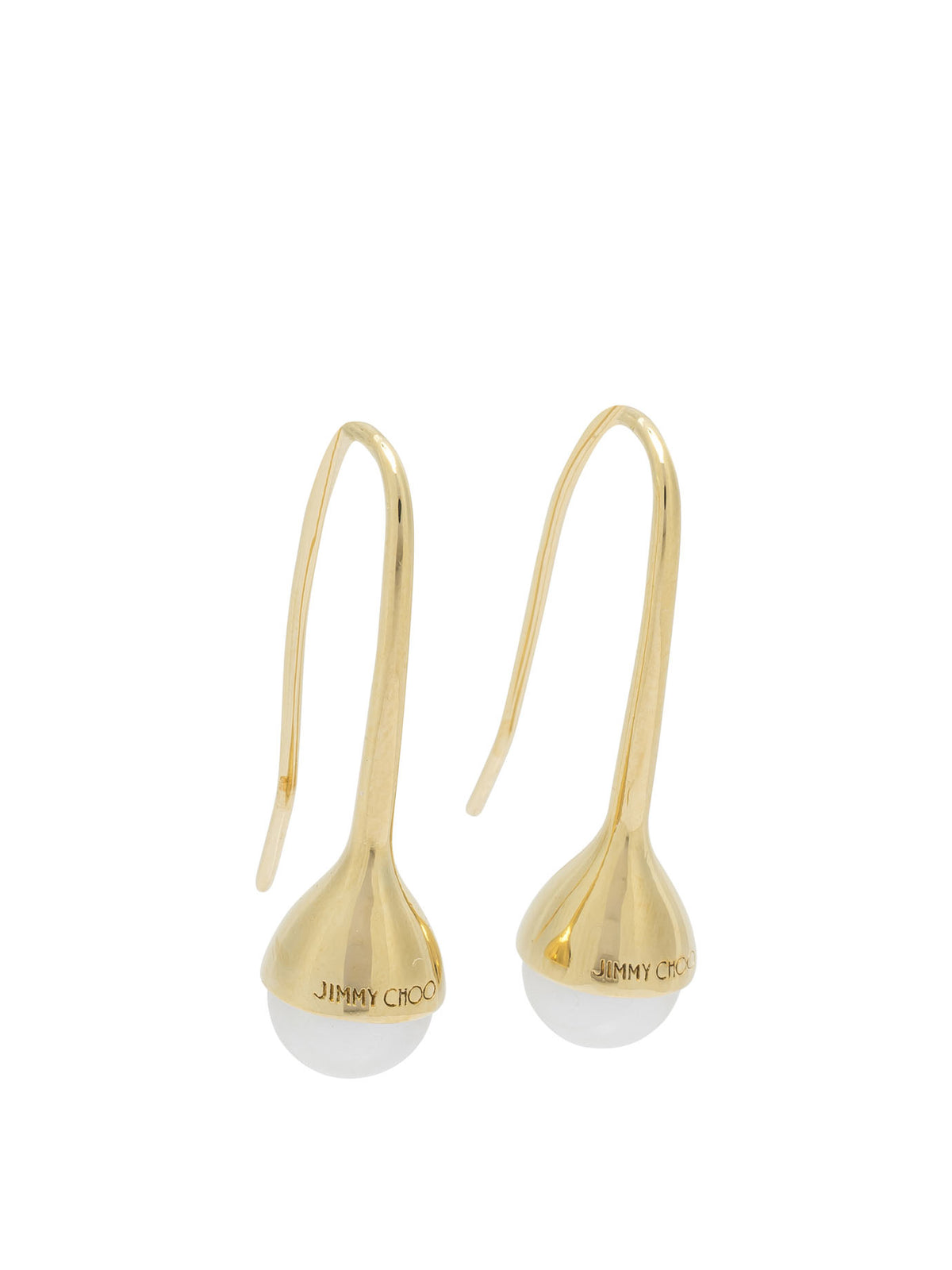 Jimmy Choo Pearl Dangle Earrings - Gold
