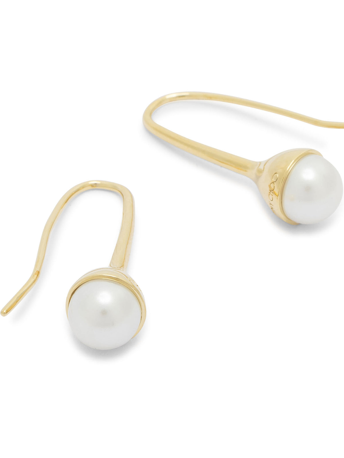 Jimmy Choo Pearl Dangle Earrings - Gold