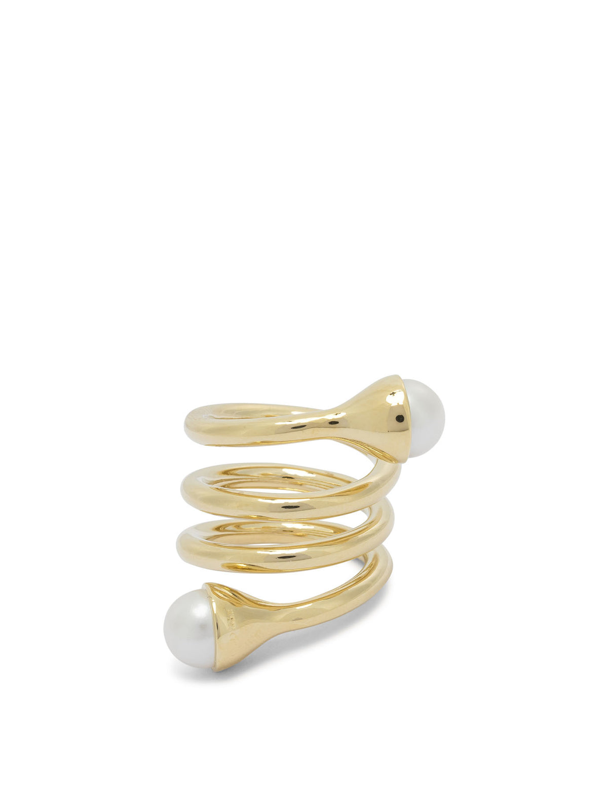 Jimmy Choo "Multi Pearl" Ring - Gold