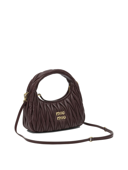 Miu Miu "Wander" Small handbag - Burgundy
