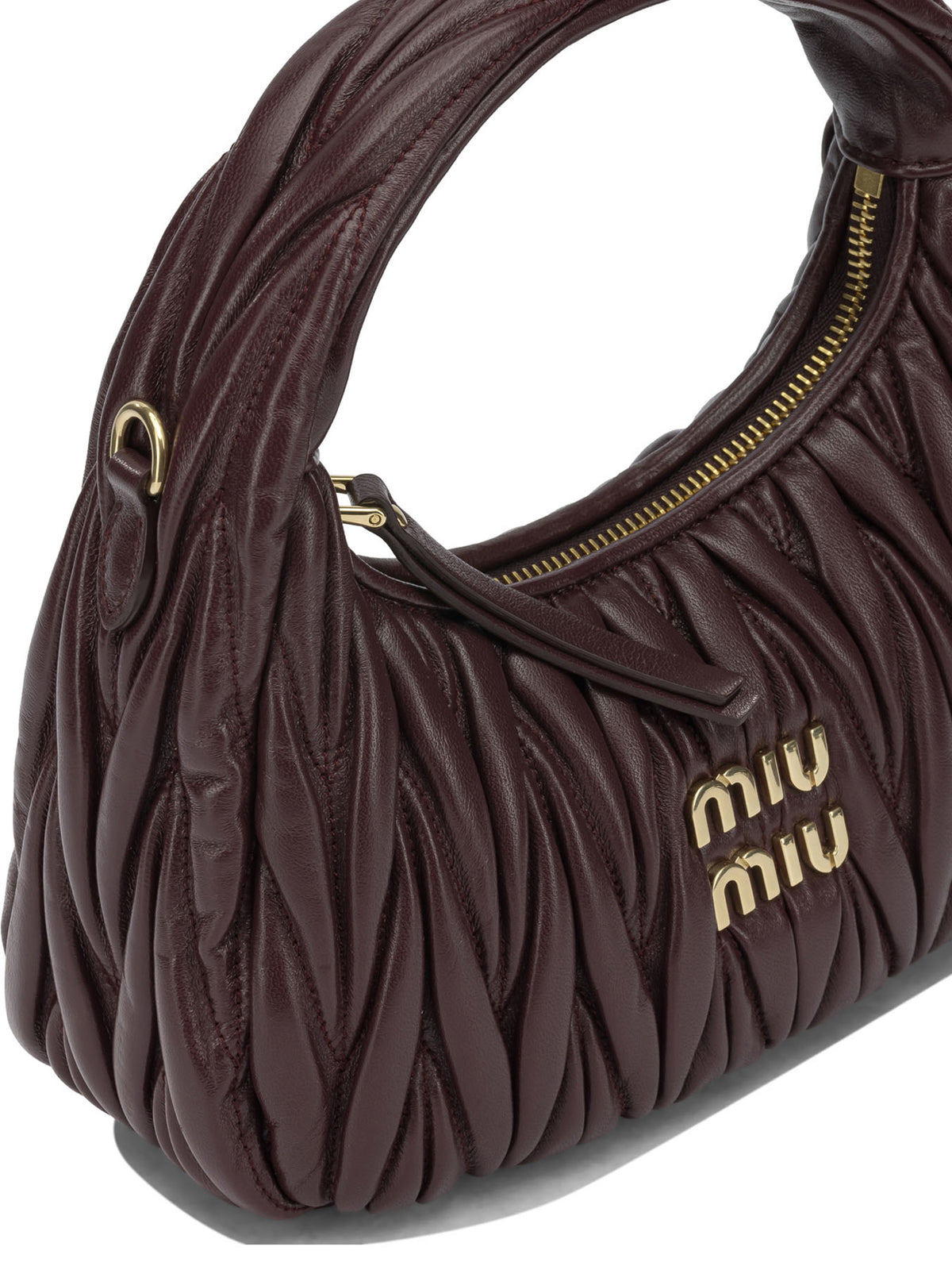 Miu Miu "Wander" Small handbag - Burgundy