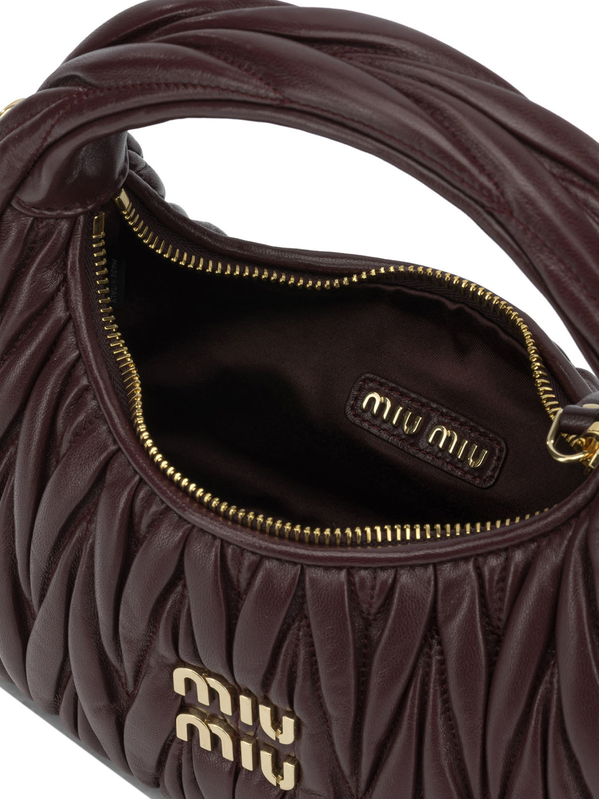 Miu Miu "Wander" Small handbag - Burgundy