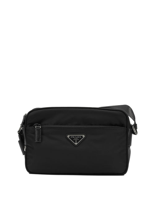 Prada Small Re-nylon Crossbody Bag - Black