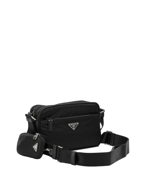 Prada Small Re-nylon Crossbody Bag - Black