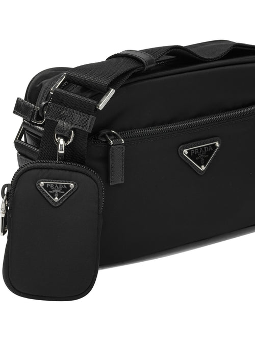 Prada Small Re-nylon Crossbody Bag - Black
