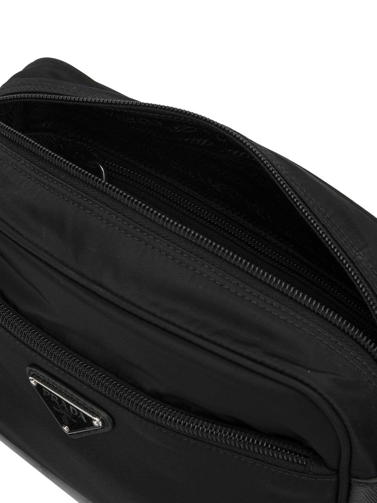 Prada Small Re-nylon Crossbody Bag - Black