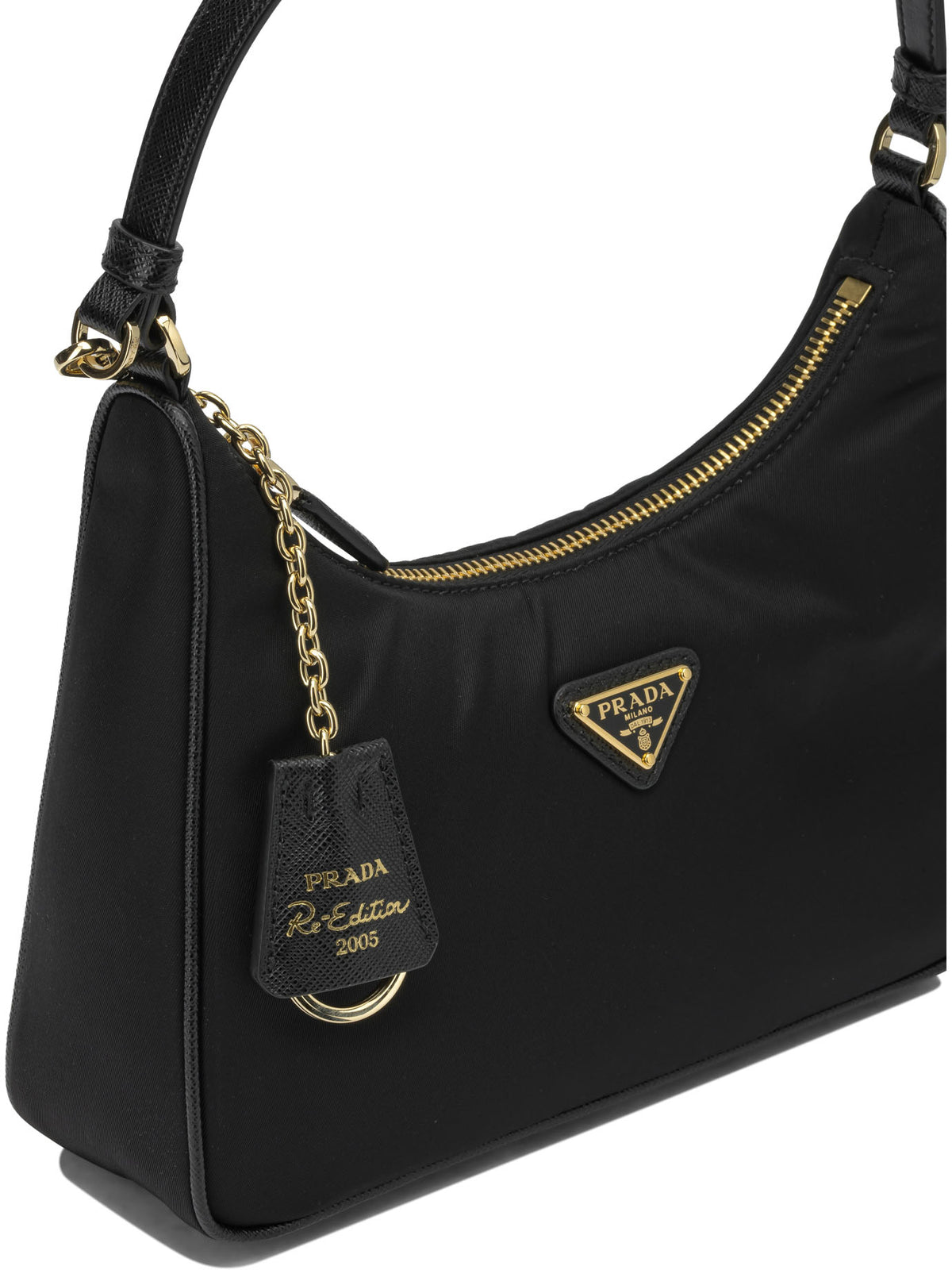 Prada "Re-Edition 2005" Small Shoulder Bag - Black