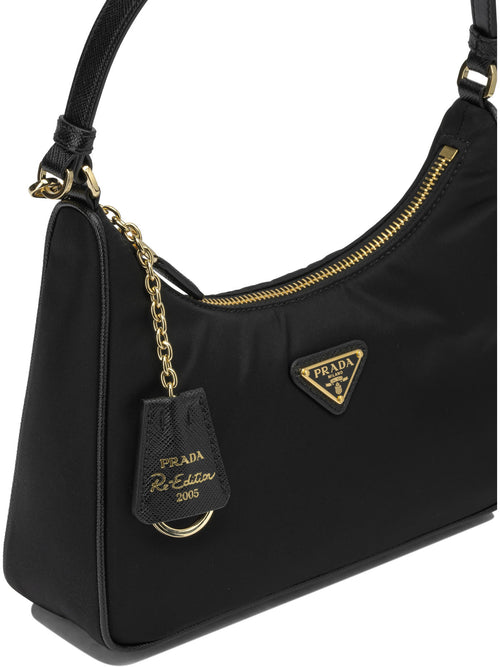 Prada "Re-Edition 2005" Small Shoulder Bag - Black