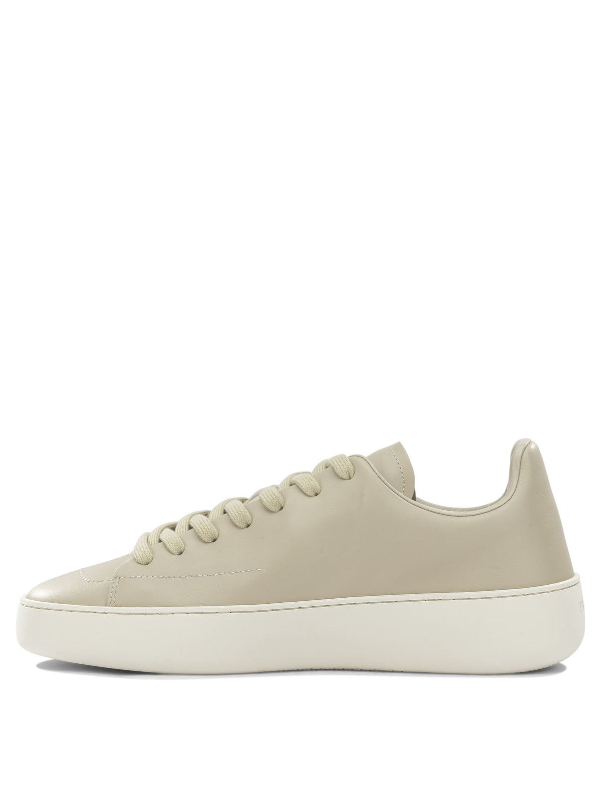 Prada "Court" Low-Top Sneakers - Beige