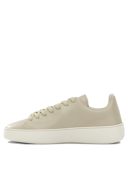 Prada "Court" Low-Top Sneakers - Beige