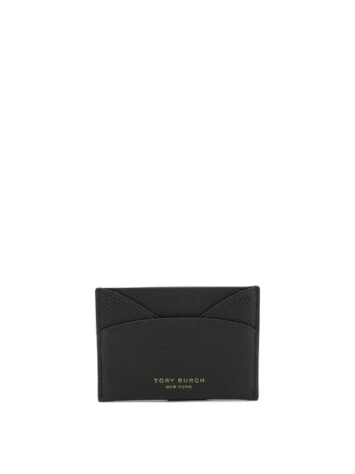 Tory Burch "Romy Flat" Card Holder - Black