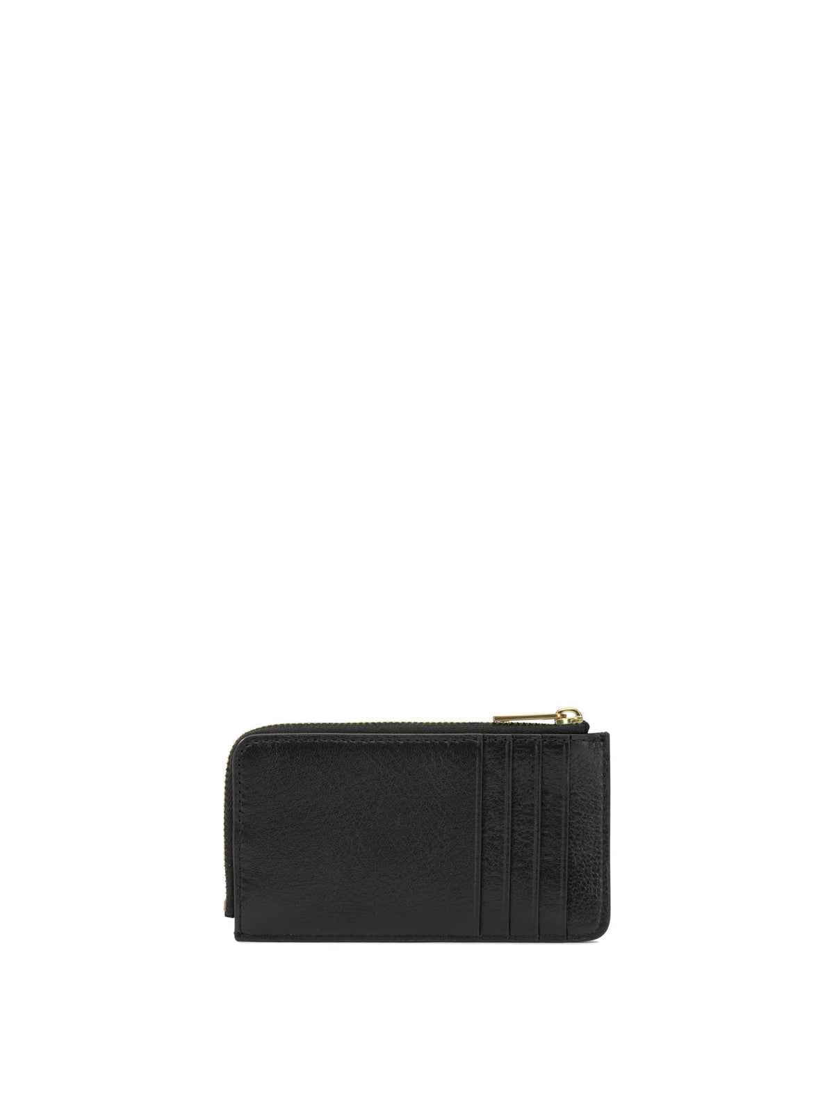 Tory Burch "Charlie Quilted" Card Holder - Black