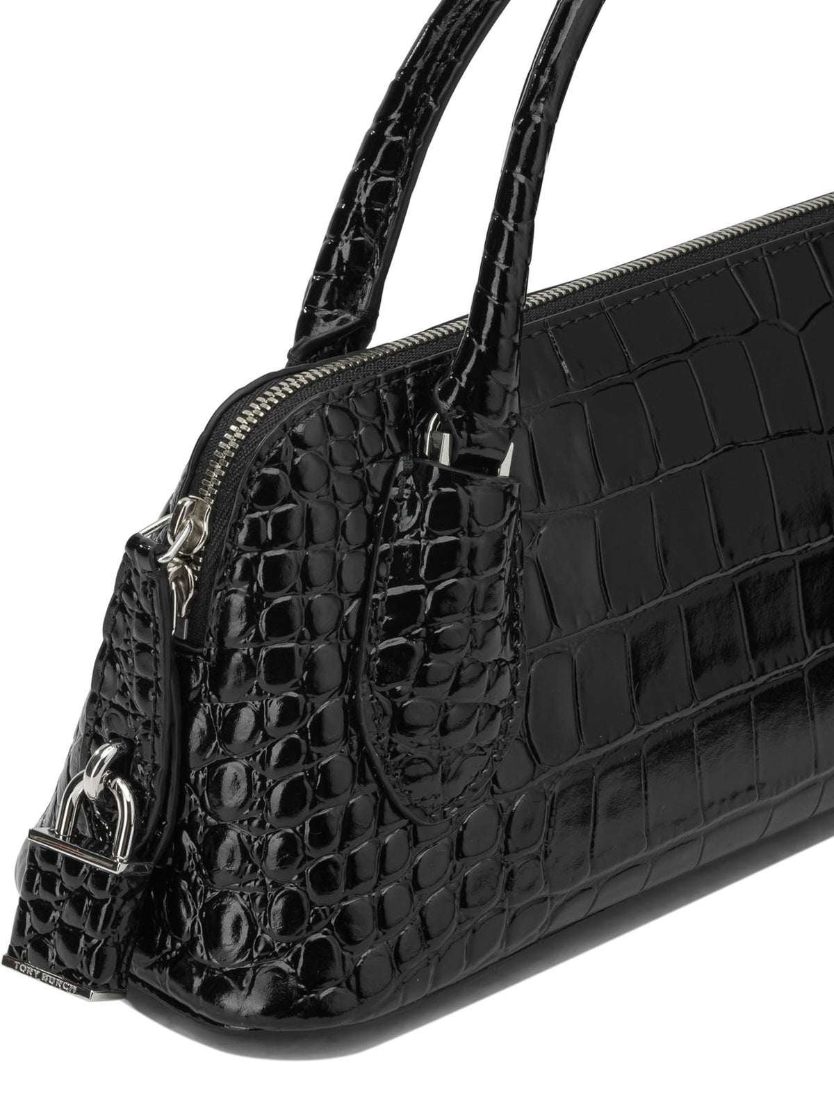 Tory Burch "Lock In" Medium Handbag - Black