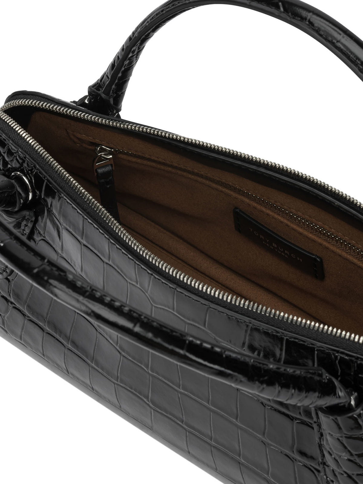 Tory Burch "Lock In" Medium Handbag - Black