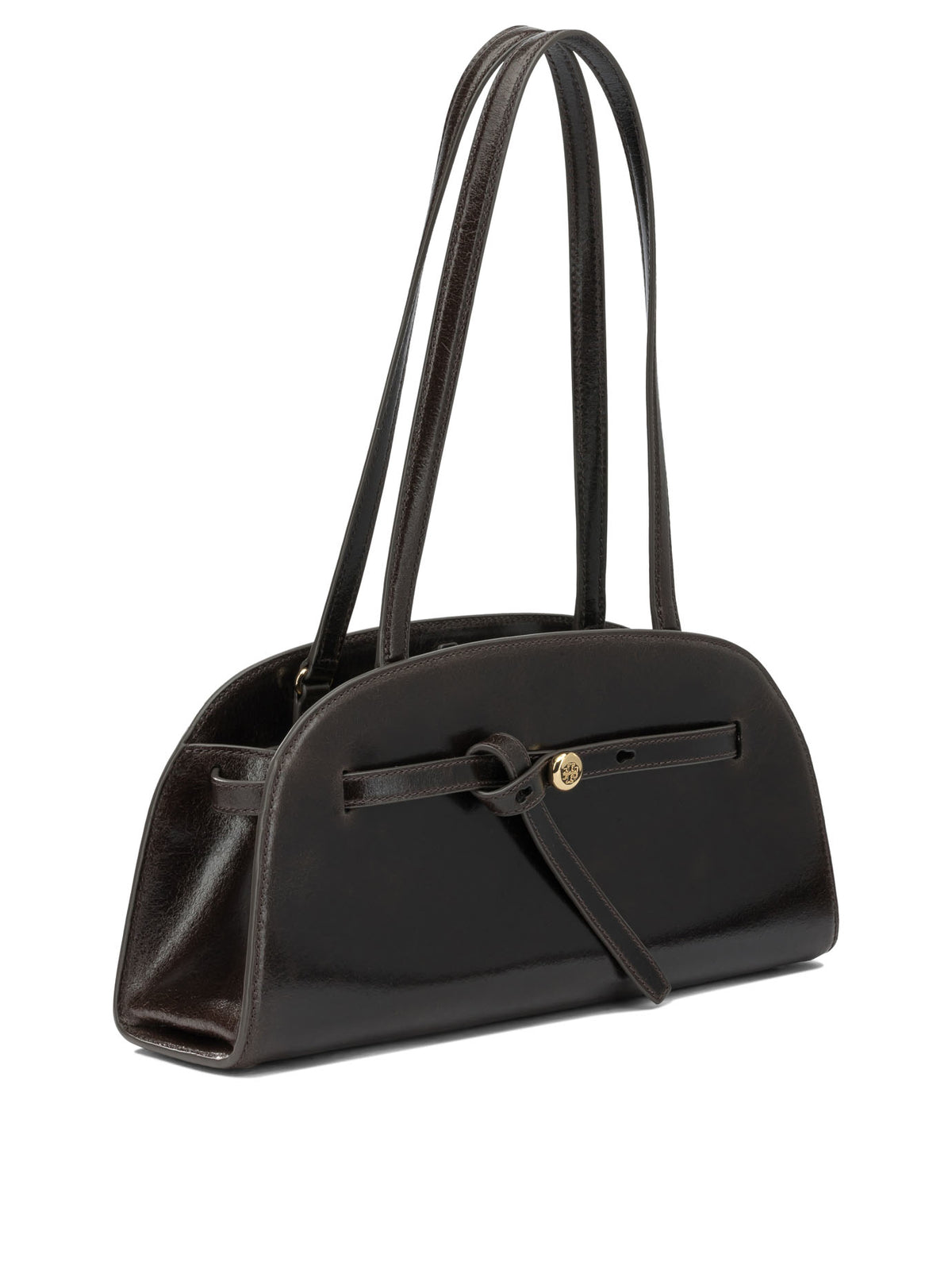 Tory Burch "East West Romy" Medium Shoulder Bag - Brown